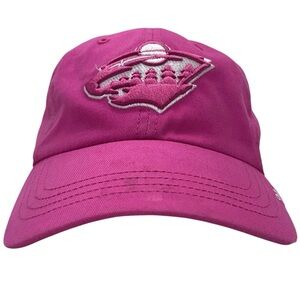 Minnesota Wild Adjustable Pink Cotton NHL Ball Cap by '47 Brand